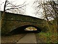 SE1941 : New Road bridge over the Yeadon Cycleway by Stephen Craven