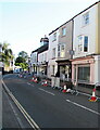 SO3700 : Towards a bend in Bridge Street, Usk, Monmouthshire by Jaggery