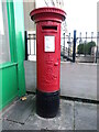 NZ3671 : Post Box, Whitley Road, Whitley Bay by Geoff Holland