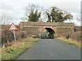 Railway bridge at approach to Stoop House Farm