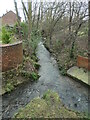 Balne Beck, downstream from Wrenthorpe Lane bridge