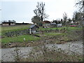 Riverside garden terrace at Cound