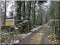 Entrance to Clydach Reservoir