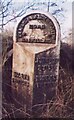 Old Milestone, on the B6114, Saddleworth Road