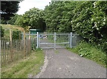 TR0458 : Field entrance on South Street, Crouch by David Howard