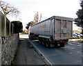 Wains Transport lorry in Axminster