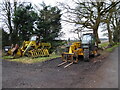 Old and new machinery at Lee Brockhurst