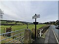 Village Signpost on the A682 Gisburn Road, Blacko