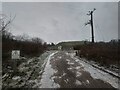 Access road to the fuel storage company