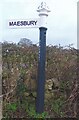 Direction Sign ? Signpost on Sleight Lane, east of Dinder