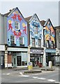 Colourful frontages