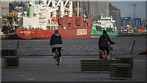 J3575 : Cyclists, Belfast by Rossographer