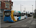 X15 bus, Upper Dock Street, Newport