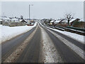 H4672 : Snow and slush along Hospital Road, Campsie, Omagh by Kenneth  Allen