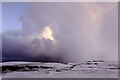 HP6113 : Snow clouds over Burrafirth by Mike Pennington