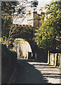 Bridge linking the two parts of Castell Bryn Bras