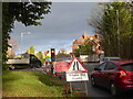 Roadworks on the A456 Bewdley hill, Kidderminster