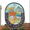 TM3458 : Little Glemham village sign by Adrian S Pye