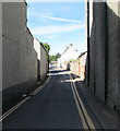 SO5012 : Double yellow lines, Goldwire Lane, Monmouth by Jaggery
