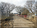 Construction road, Forge Wood, Crawley