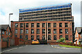 Mather Lane Mill from Miriam Grove, Leigh