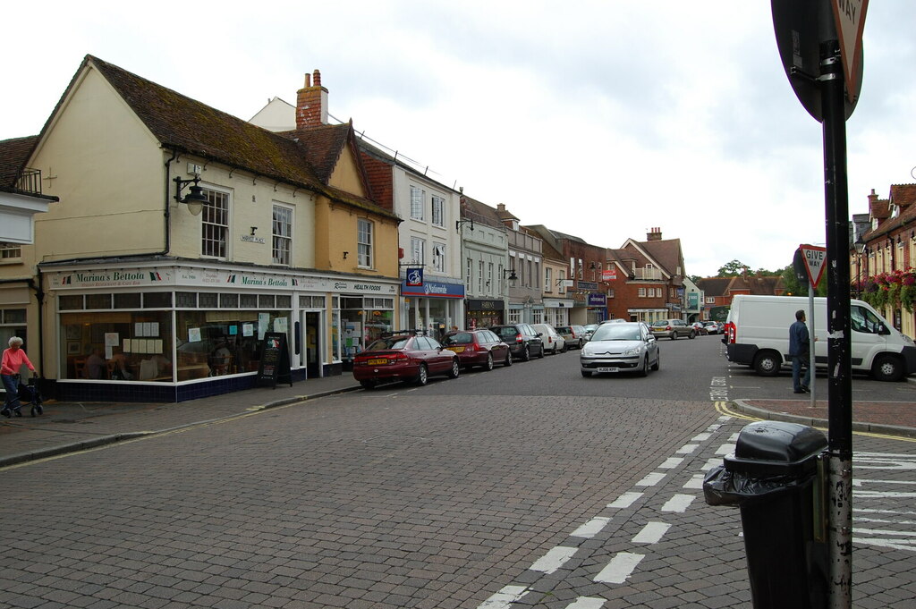 A view of Ringwood Market Place © Clive Perrin :: Geograph Britain and ...