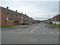 Bowness Drive from Borrowdale Drive, Warndon, Worcester