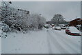 Winter scene, Pine Road Alderholt 