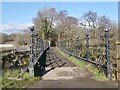 Old footbridge over the River Ebbw