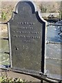 Inscription on old footbridge, Tredegar Park