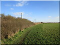 Footpath alongside the railway, Claypole