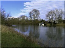 SU6190 : The River Thames by Preston Crowmarsh by Steve Daniels