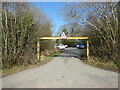 Nature reserve car park at Merrington Green