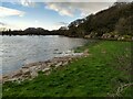 The flooded Glaslyn at Ynys Ceiliog