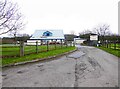 Access road to Eye Veterinary Clinic, Marlbrook, near Leominster, Herefs