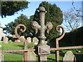 Ornate church railings