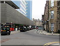 Black taxis, Upper Dock Street, Newport