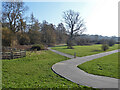 Open space by Gatwick Stream, Forge Wood, Crawley