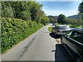 Car parking on the minor road at Pen-y-stryt