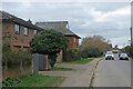 Chesterton: roof-ridge gulls, Fen Road