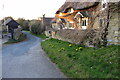 Bay Lane and thatched cottage