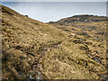NN2118 : Path leaving the corrie of the Allt na Faing by Patrick Mackie