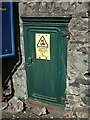 Old electrical cabinet just off the High Street, Bangor