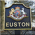 TL8979 : Euston village sign by Adrian S Pye