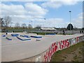 The skateboard park at Exeter Arena, Whipton