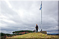 NH6953 : Flagpole, Ormond Hill by Julian Paren