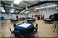 Interior of new hangar at the De Havilland Museum - gallery