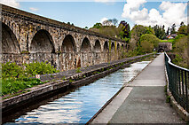SJ2837 : Chirk aqueduct and viaduct by Stuart Wilding