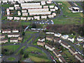 Drumry railway station from the air