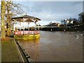 SJ4066 : The Bandstand on The Groves, Chester by Jeff Buck